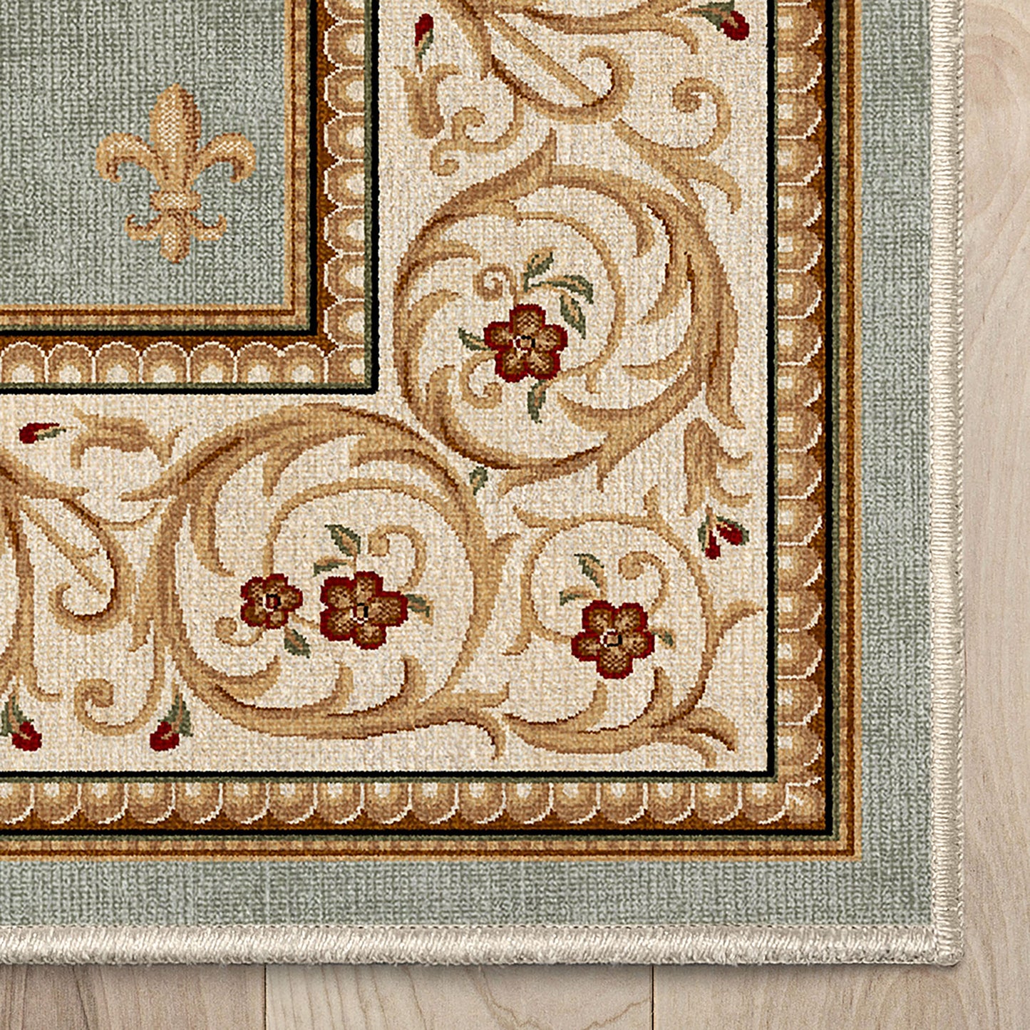 Apollo Fleur De Lis Blue Roll W-FDL-01B-R