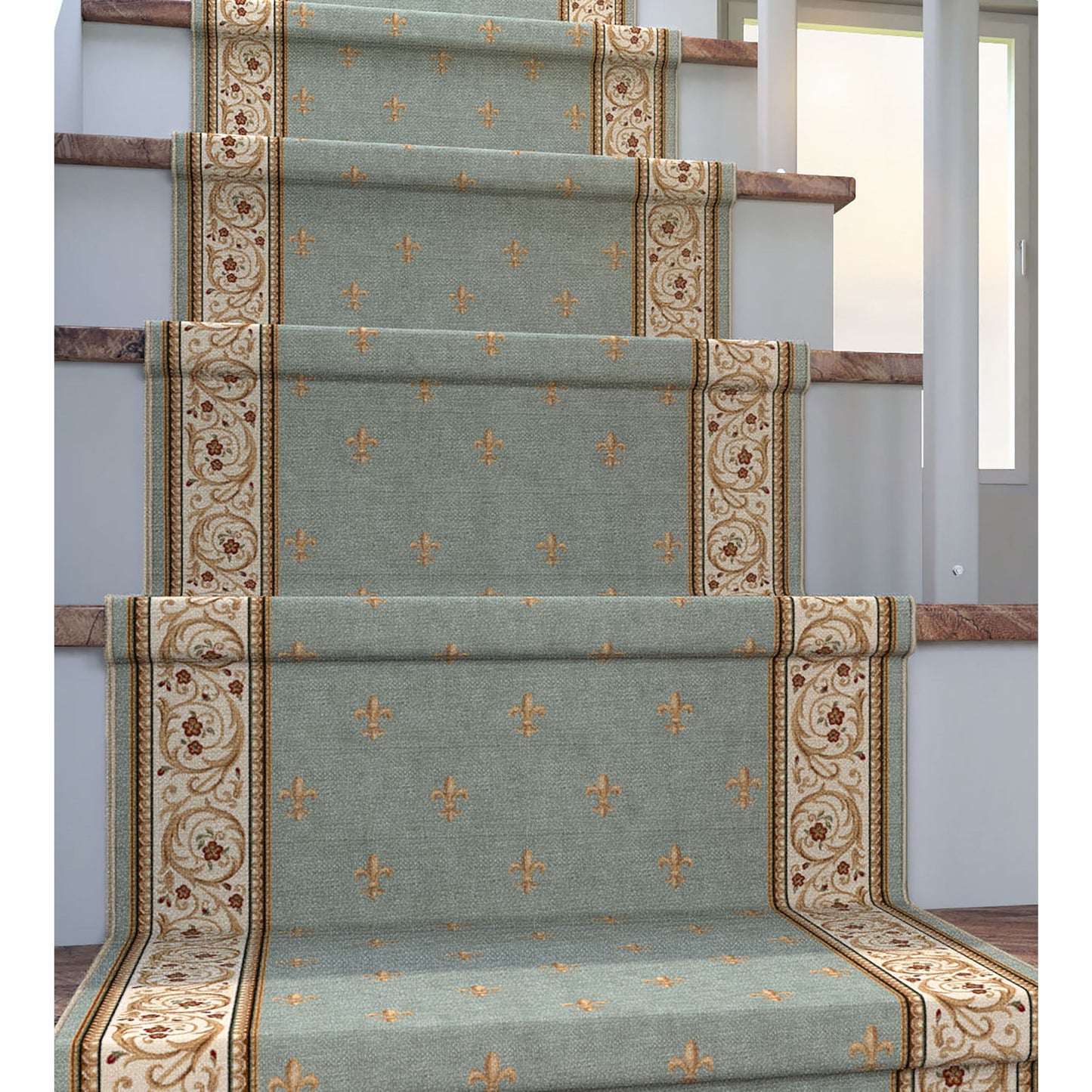 Apollo Fleur De Lis Blue Roll W-FDL-01B-R