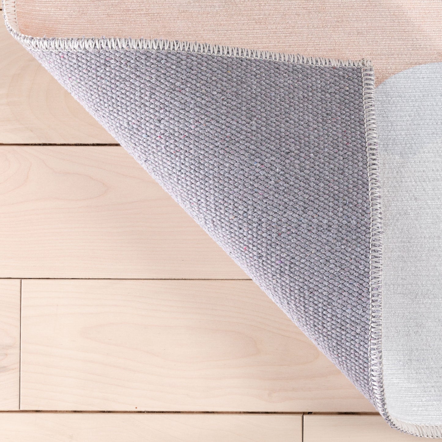 Cloud 9 Modern Coral Flat-Weave Washable Kids Rug W-KD-07A