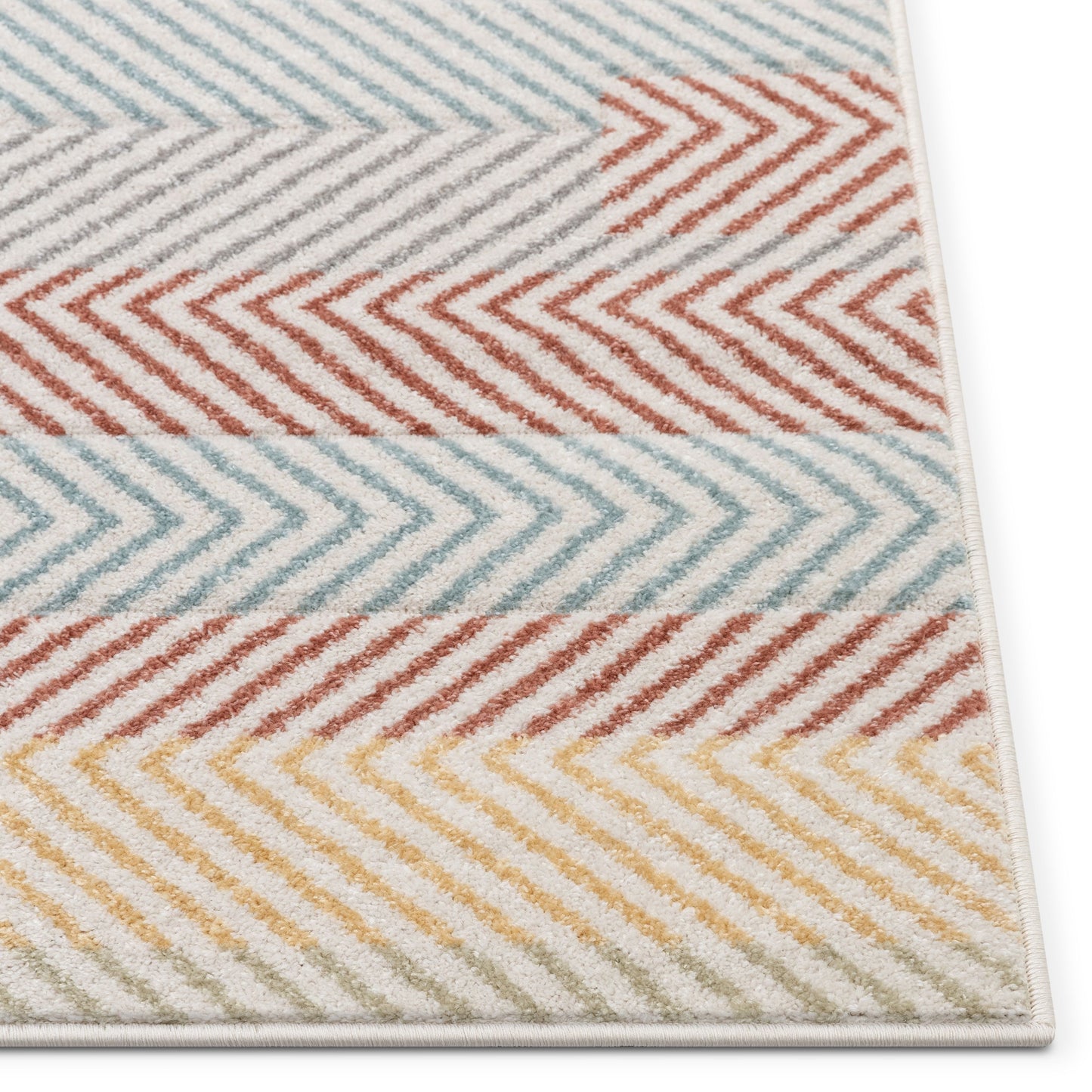 Kirby Geometric Scandinavian 3D Textured Multi Rug WH-32