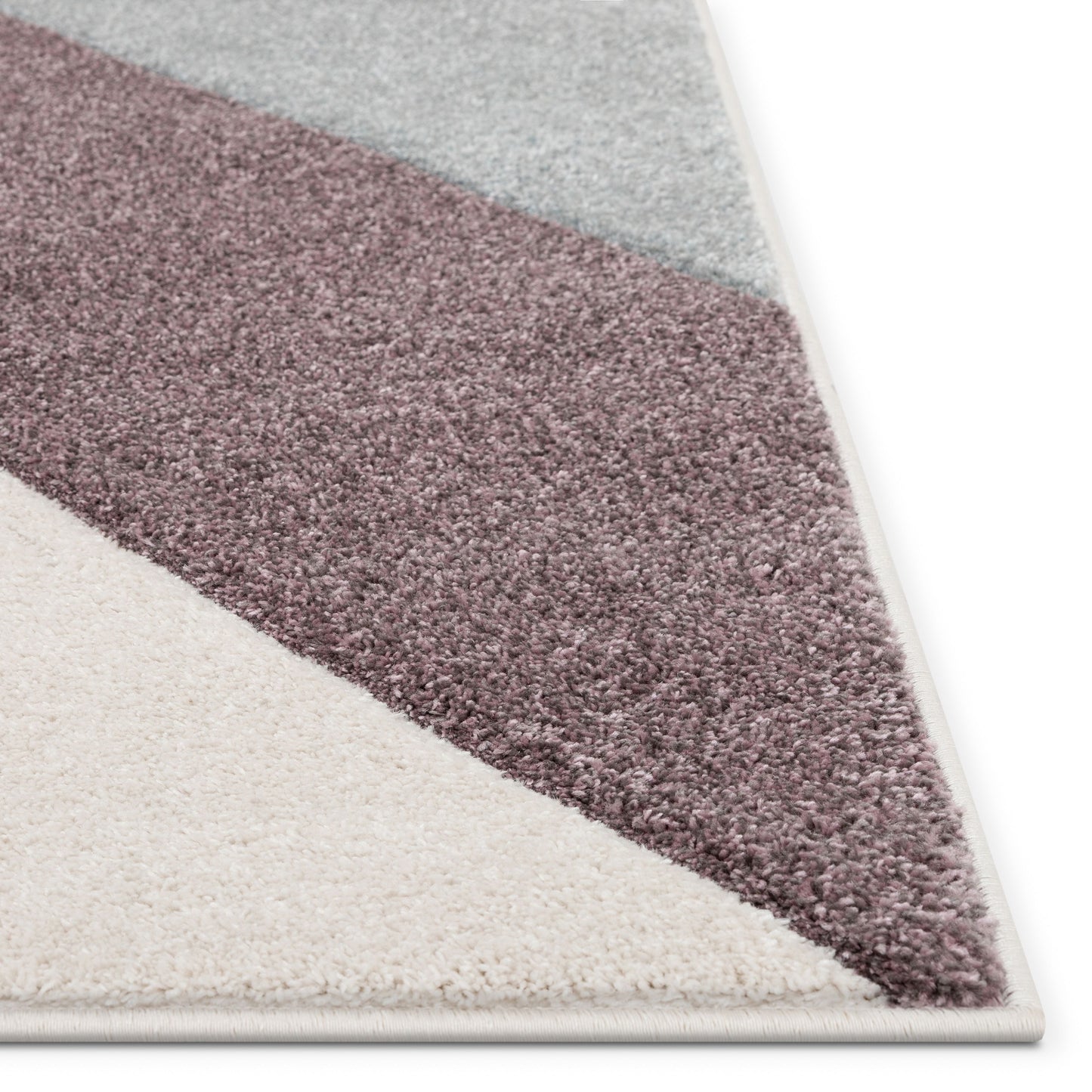 Cinca Geometric Scandinavian 3D Textured Multi Rug WH-52