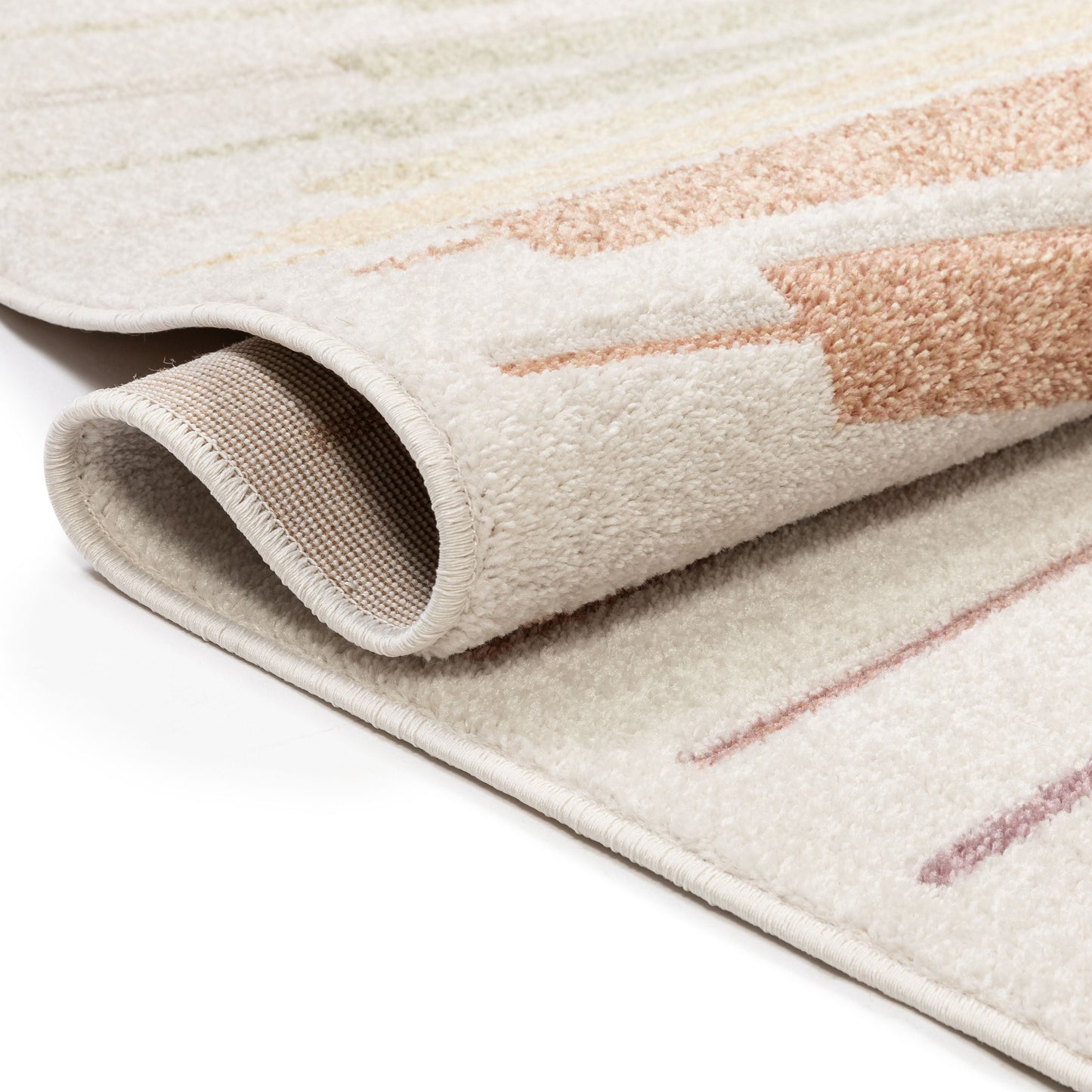 Opal Geometric Scandinavian Abstract 3D Textured Multi Rug WH-92