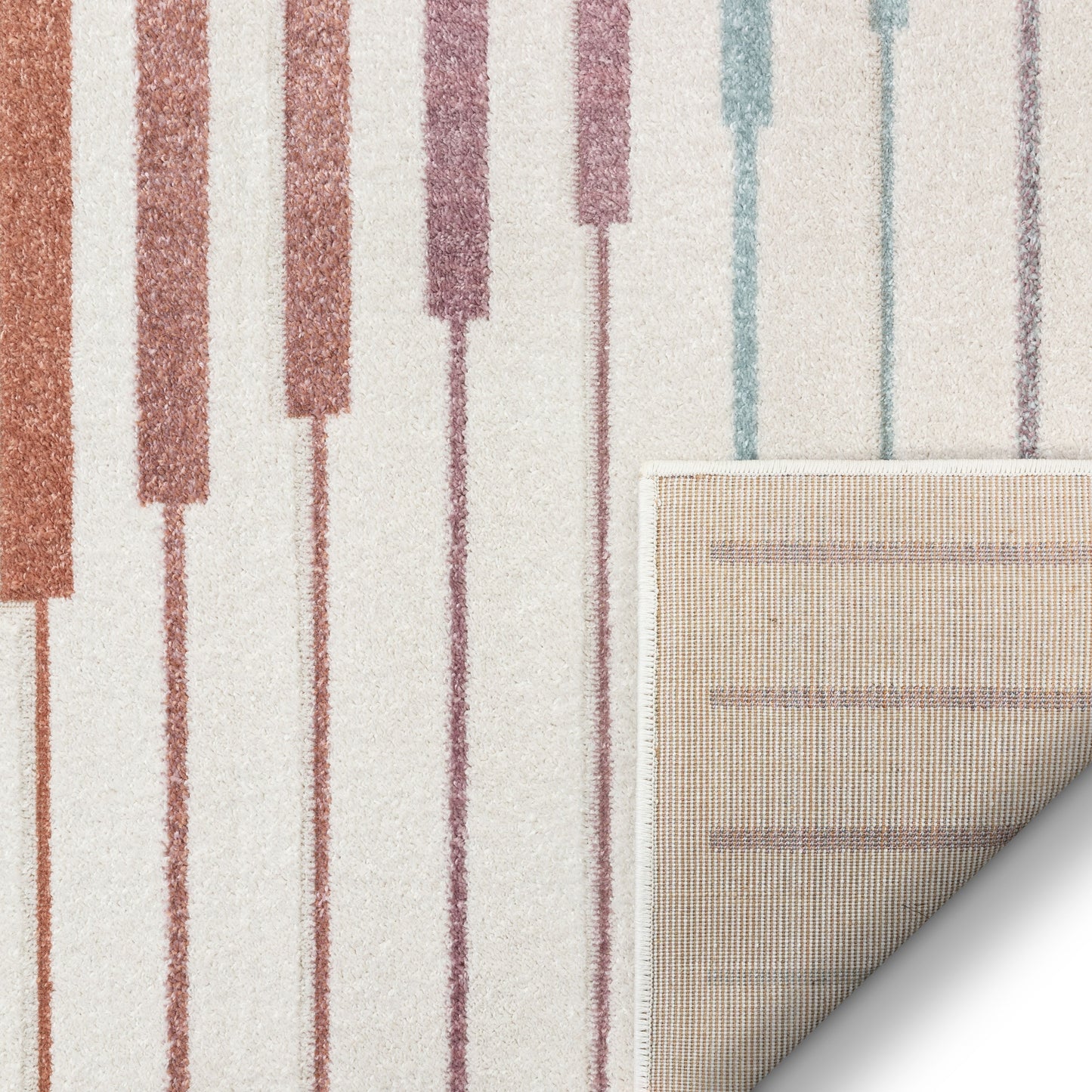 Opal Geometric Scandinavian Abstract 3D Textured Multi Rug WH-92