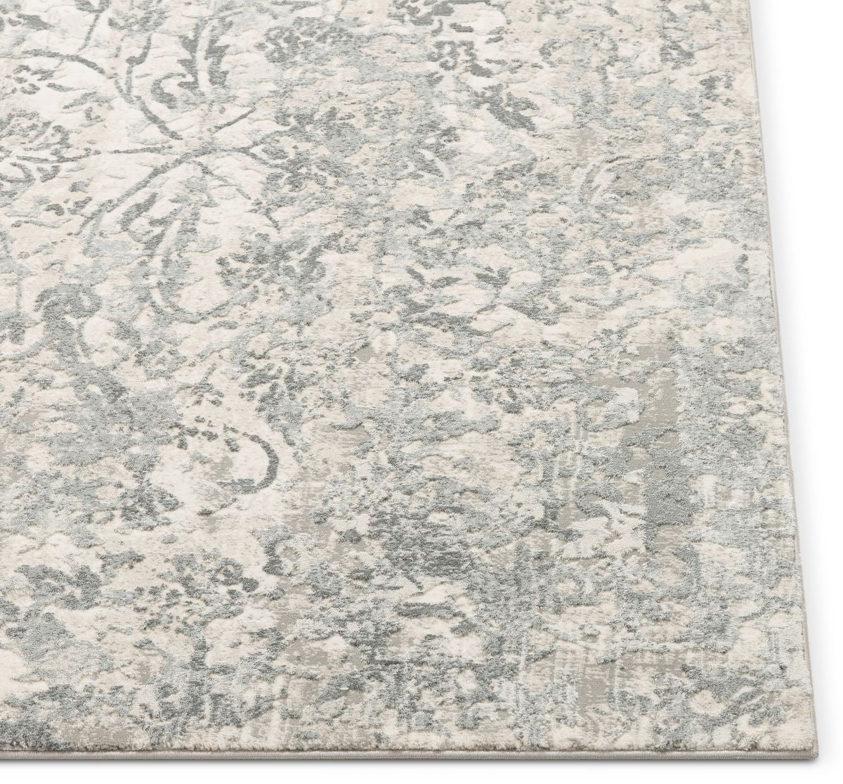 Campbell Grey Vintage Persian Floral High-Low Rug WN-57