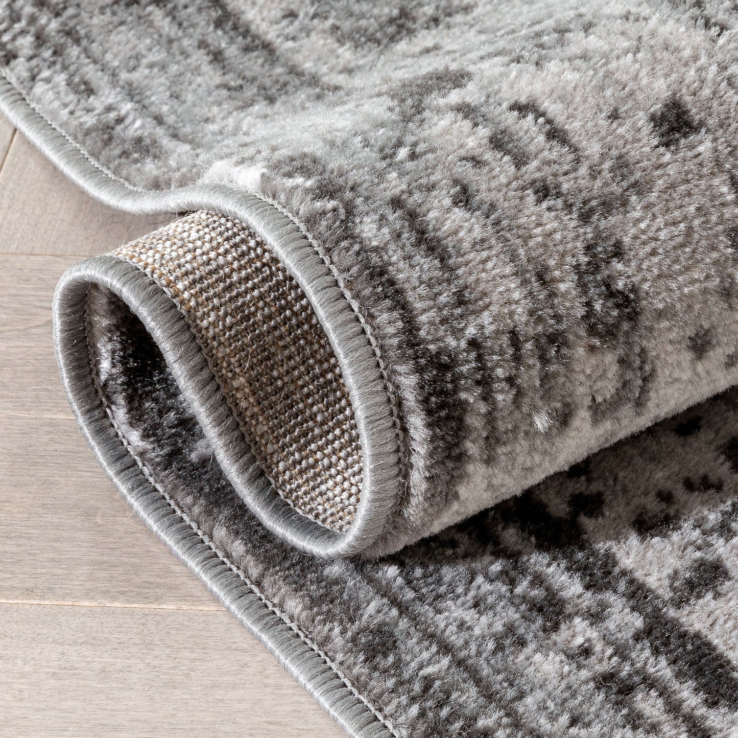 Patras Vintage Oriental Medallion Grey Rug ZAZ-27