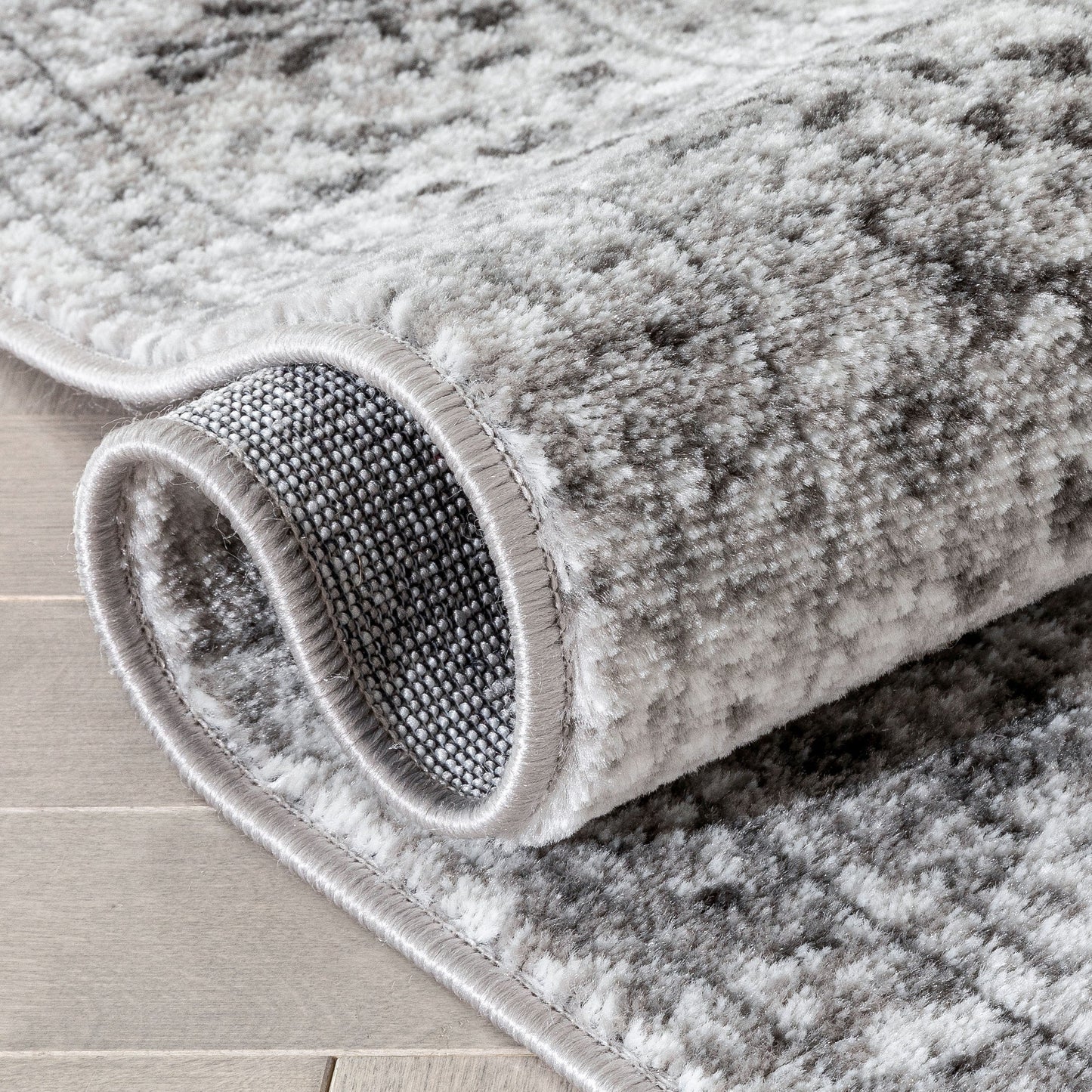 Argos Modern Vintage Lattice Ivory Grey Rug ZAZ-32