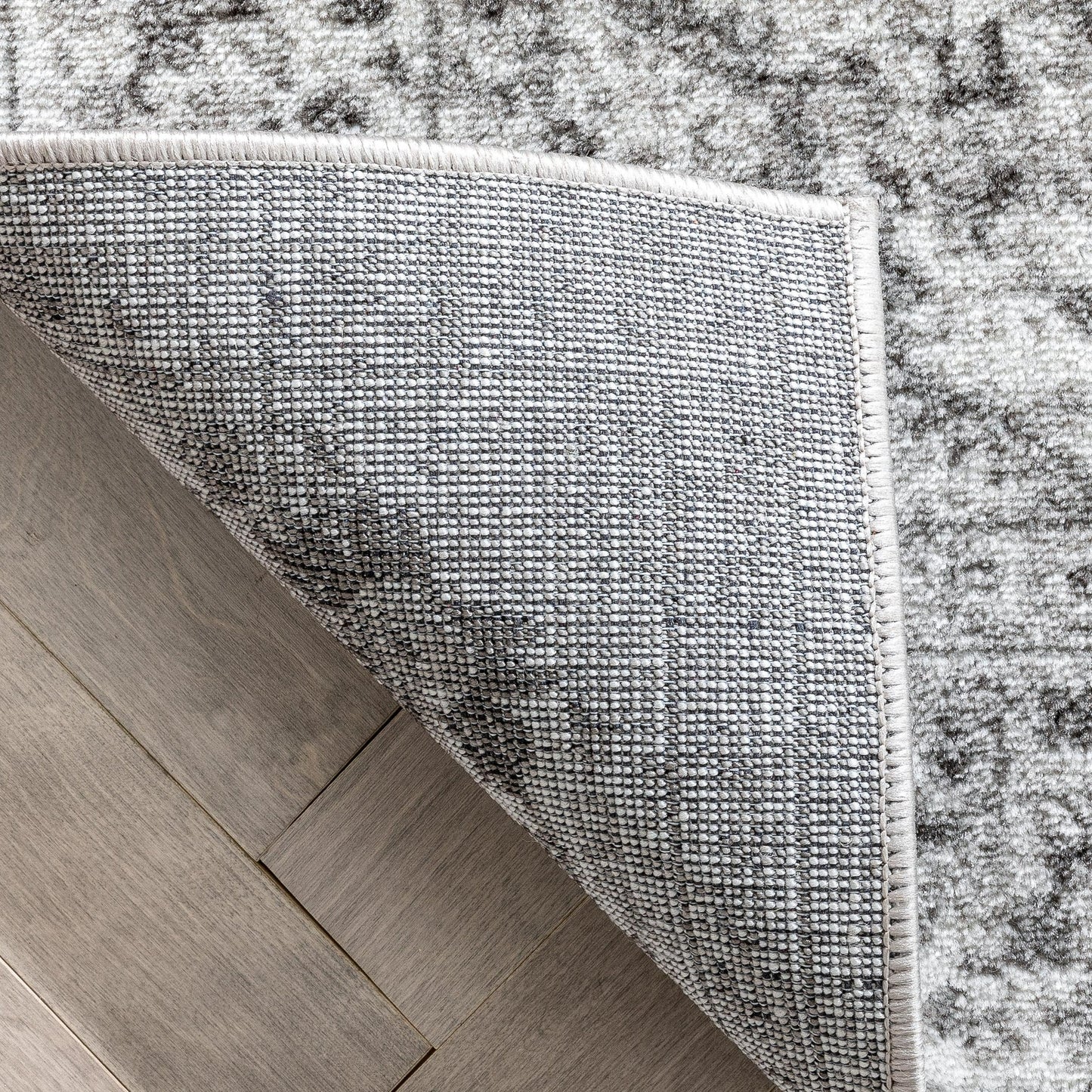 Argos Modern Vintage Lattice Ivory Grey Rug ZAZ-32
