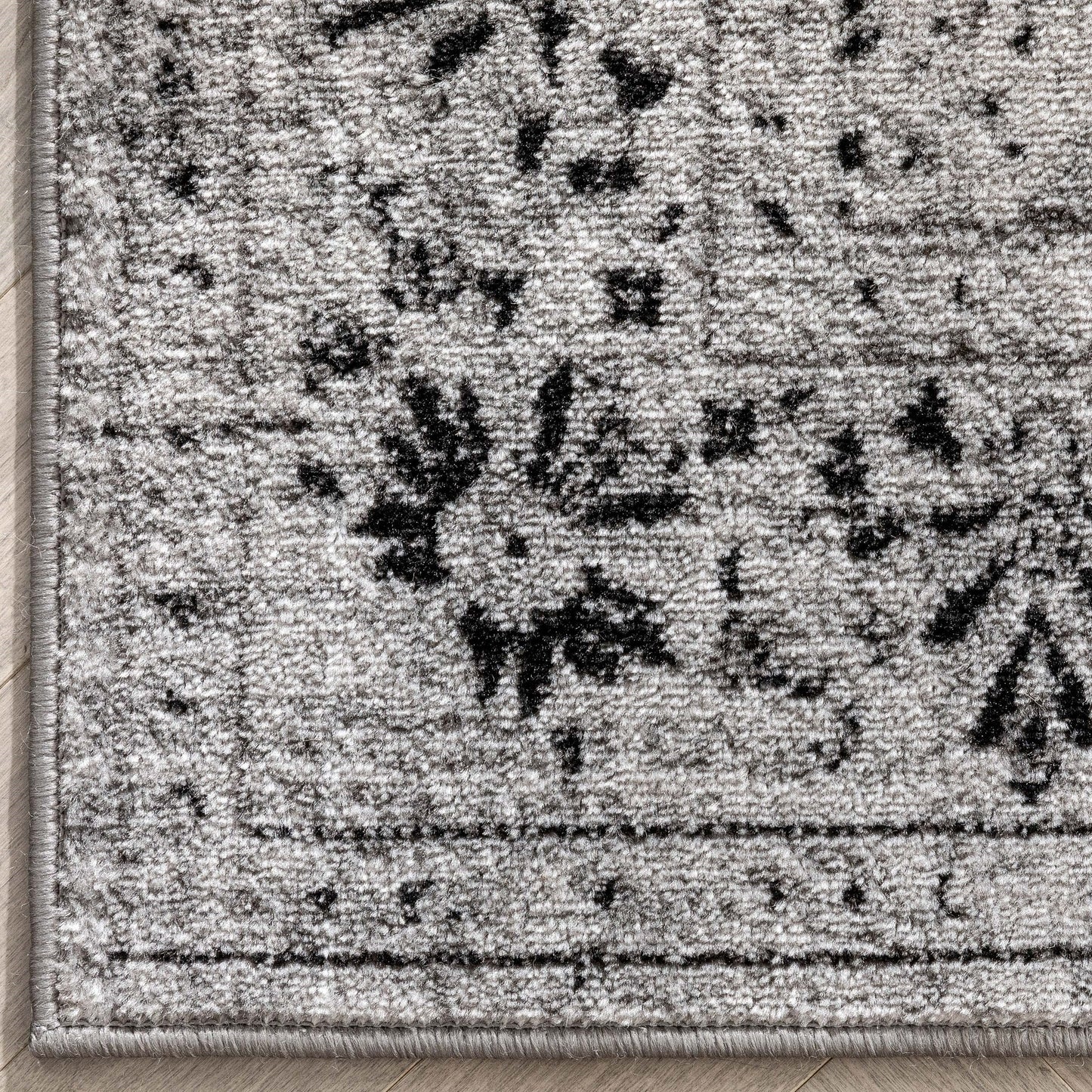 Argos Modern Vintage Lattice Grey Rug ZAZ-37