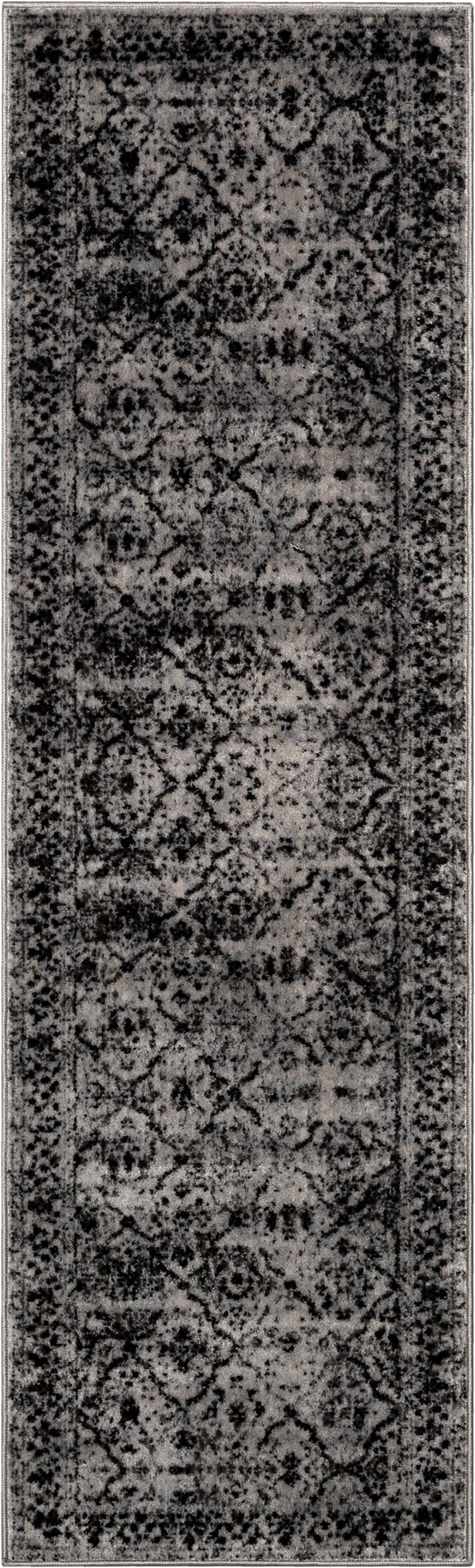 Argos Modern Vintage Lattice Grey Rug ZAZ-37
