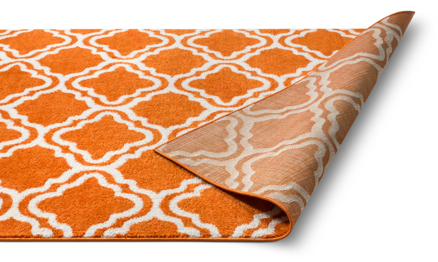 Starbright Calipso Orange Kids Rug 0949