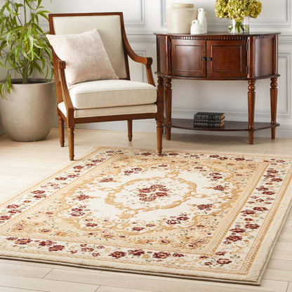 Versaille Ivory Traditional Rug 1832