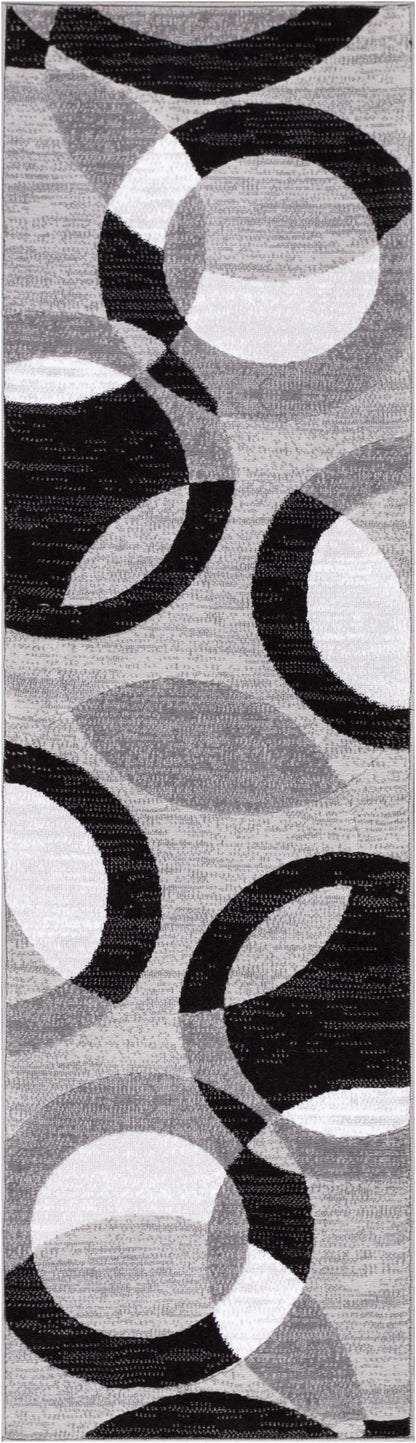 Bingo Grey Geometric Rug 1948