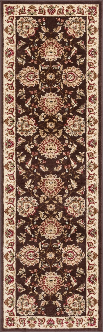 Abbasi Brown Traditional Rug 3607