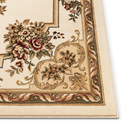 Le Petit Palais Ivory Traditional Rug 3632