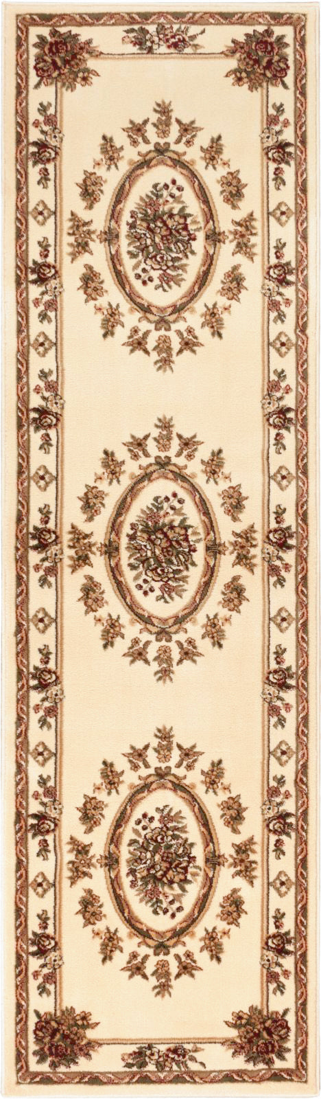 Le Petit Palais Ivory Traditional Rug 3632