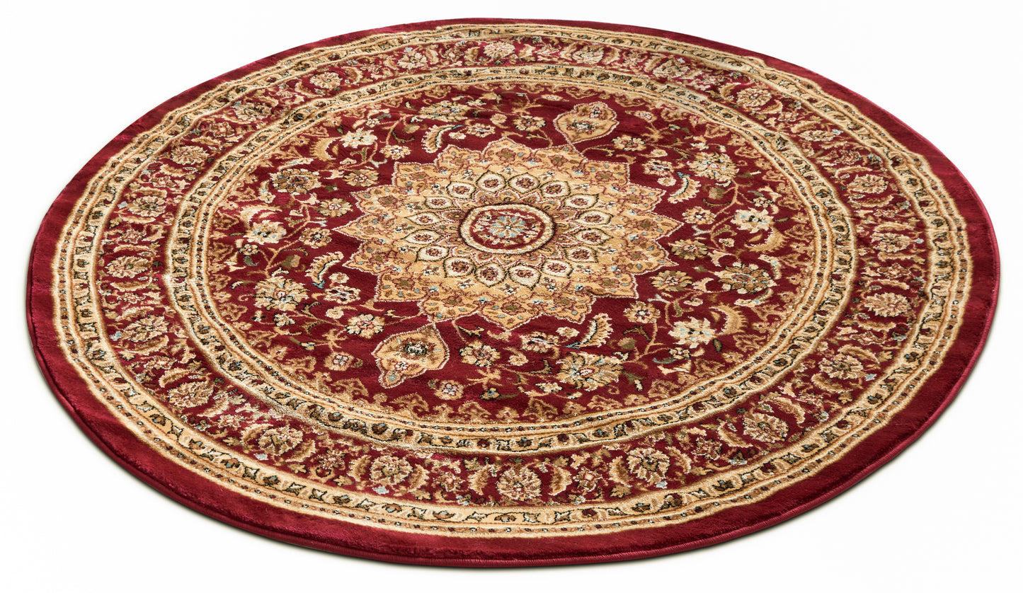 Aviva Red Traditional Rug 3640