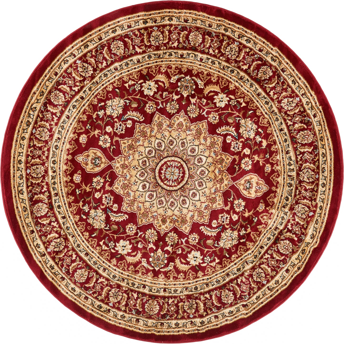 Aviva Red Traditional Rug 3640