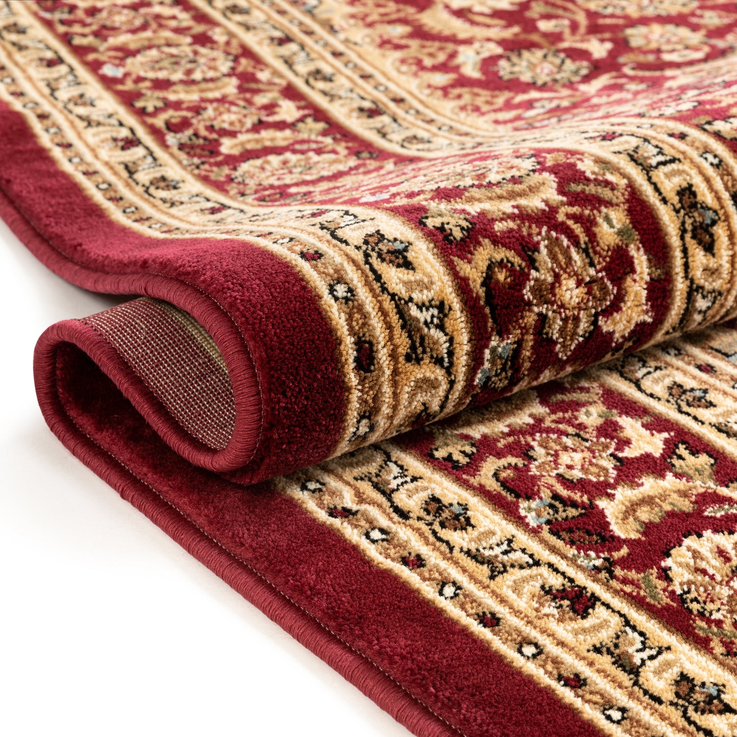 Aviva Red Traditional Rug 3640