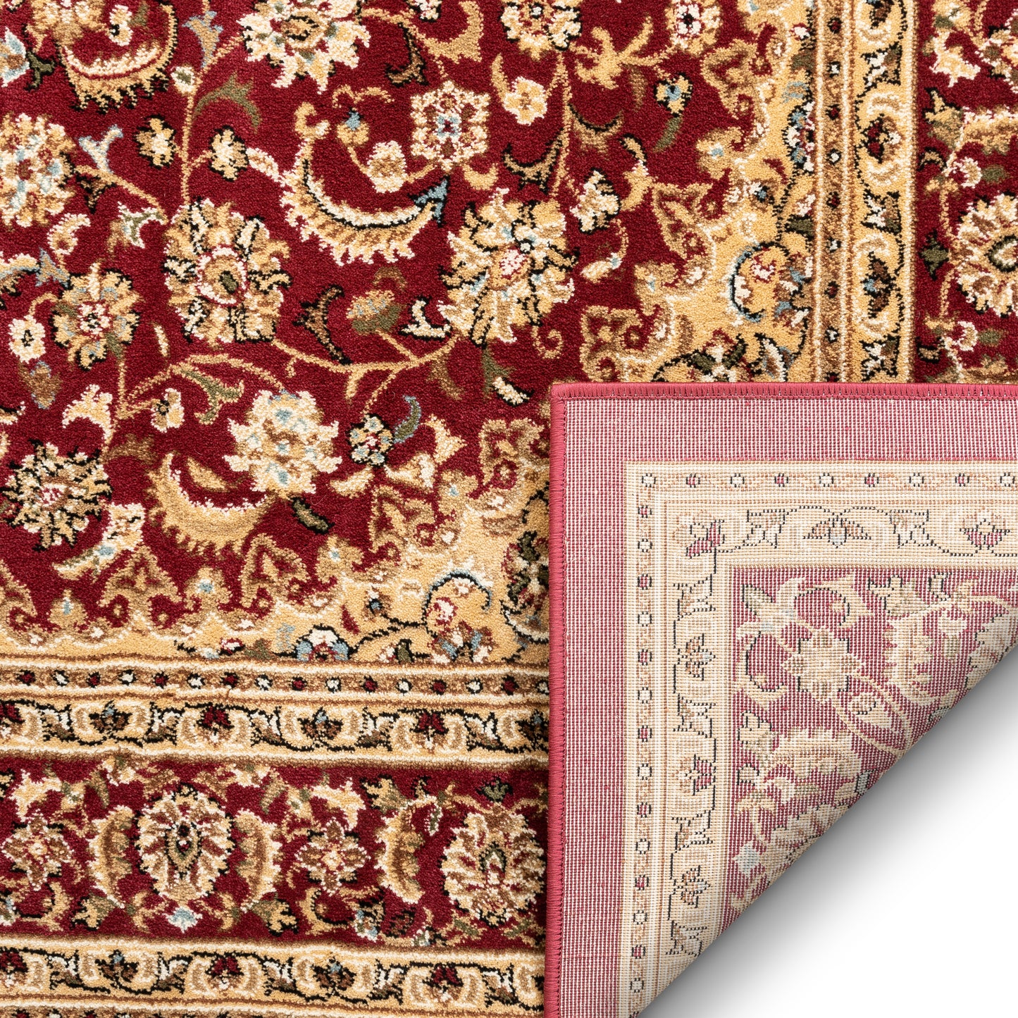 Aviva Red Traditional Rug 3640