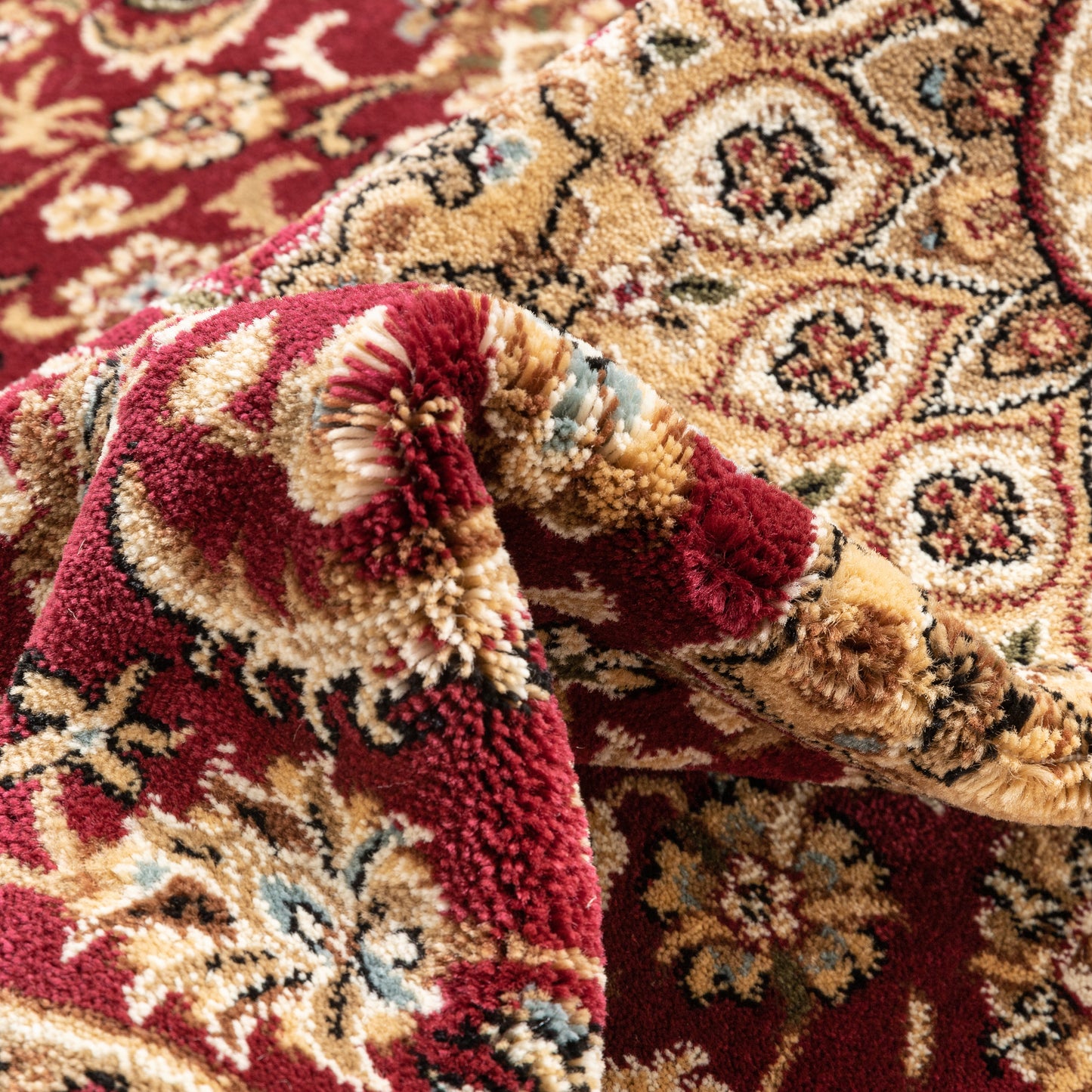 Aviva Red Traditional Rug 3640