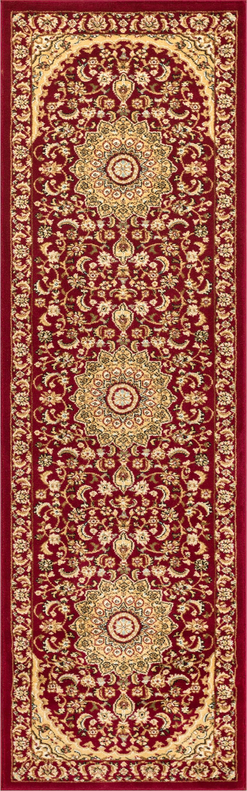 Aviva Red Traditional Rug 3640