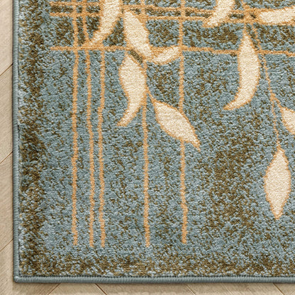 Hannover Light Blue Modern Rug 54736