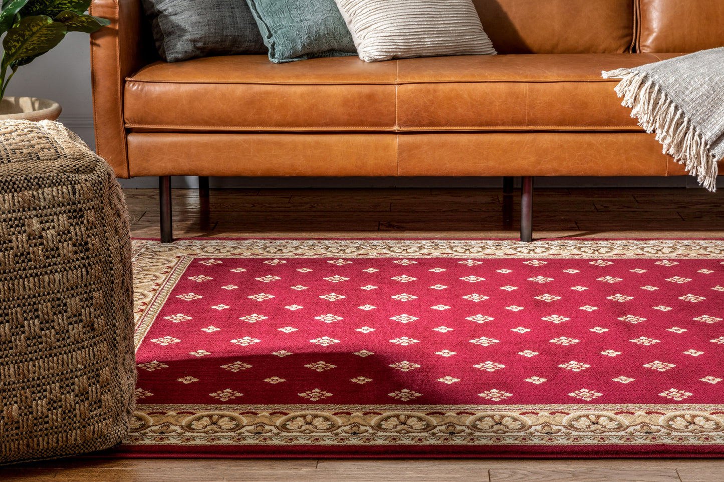 Hudson Terrace Red Traditional Rug 54890
