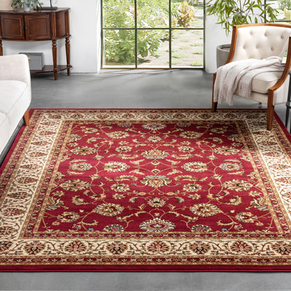 Sarouk Red Traditional Rug 54930