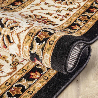 Sarouk Black Traditional Rug 54933