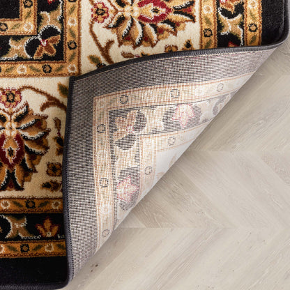 Sarouk Black Traditional Rug 54933