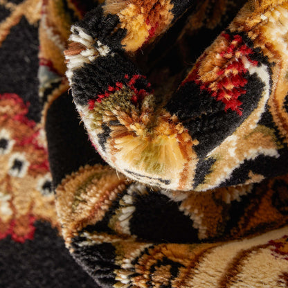 Sarouk Black Traditional Rug 54933
