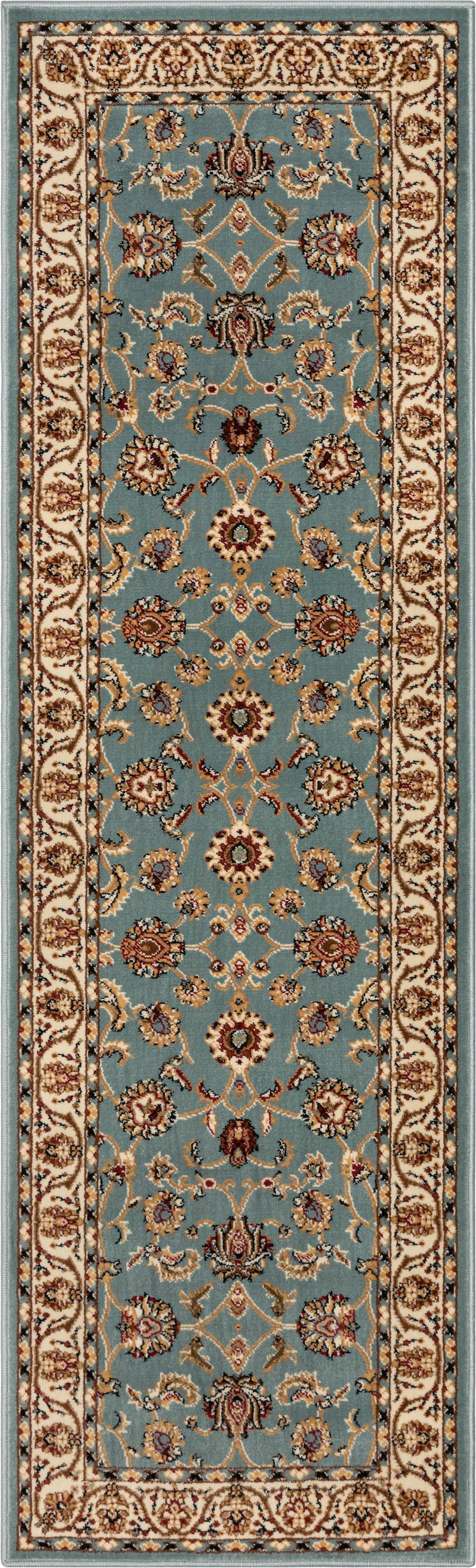 Sarouk Light Blue Traditional Rug 54936
