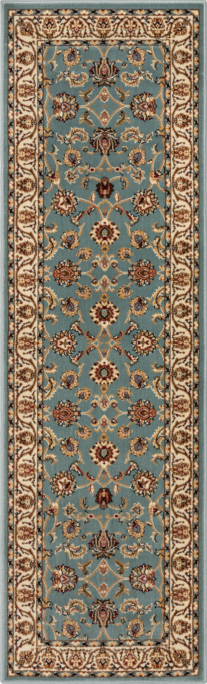 Sarouk Light Blue Traditional Rug 54936