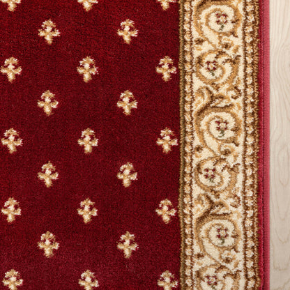 Barclay Fleur De Lis Red Roll 55000