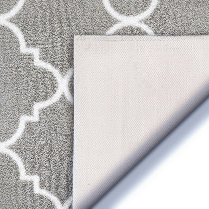 Kings Court Brooklyn Trellis Grey 6518-STE