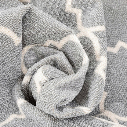 Kings Court Brooklyn Trellis Grey 6518-STE