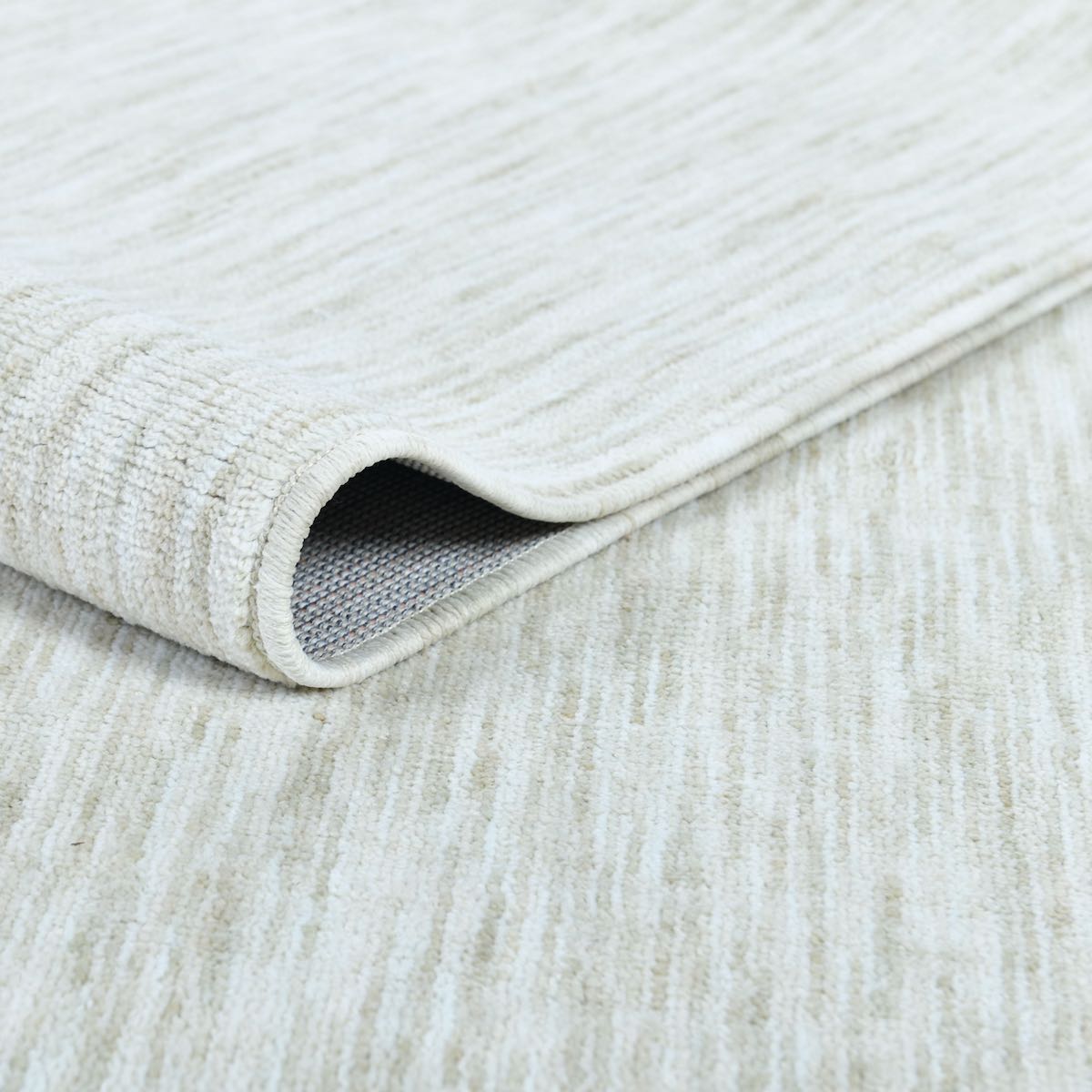 Coda Moor Cream Alabaster Plush Washable Roll Runner COD-12-R