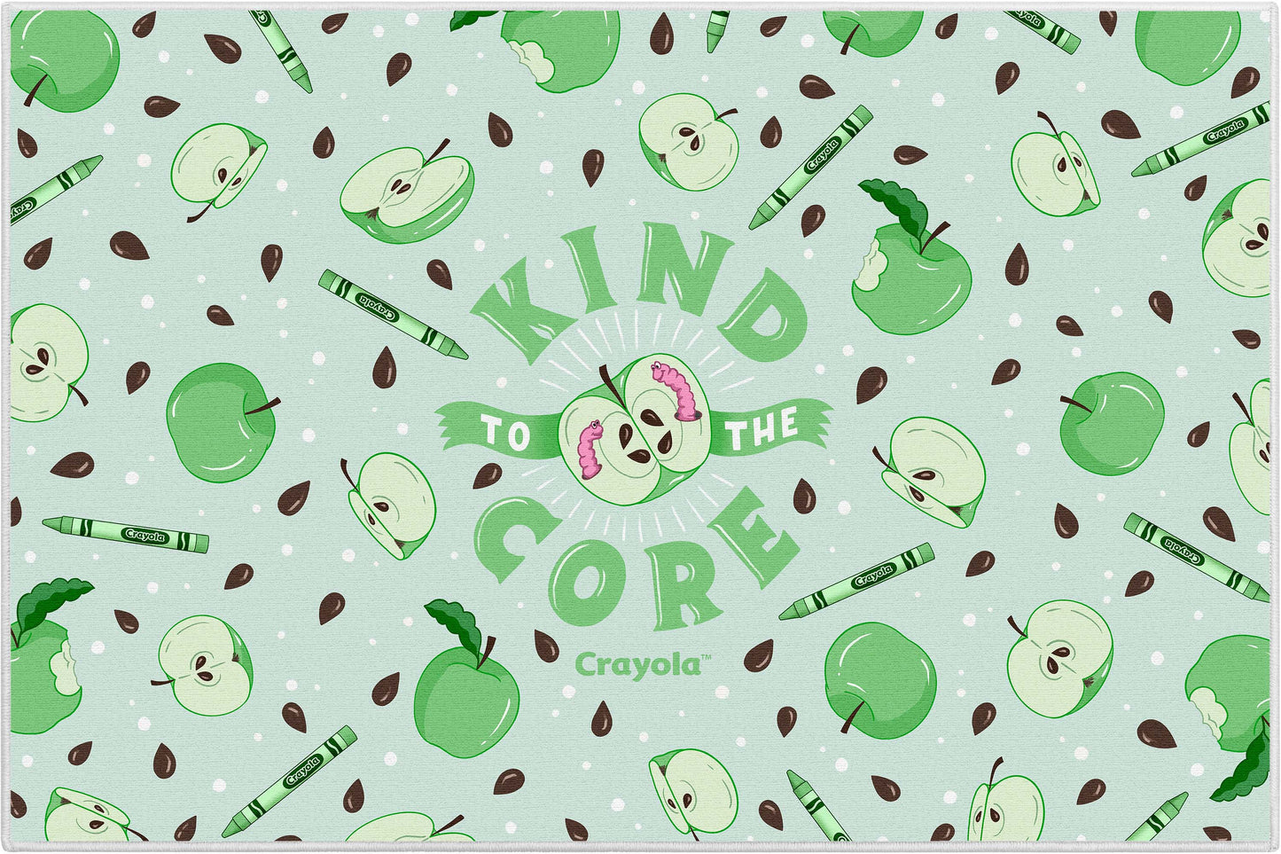 Crayola Kind to the Core Green Rug CRA-02A