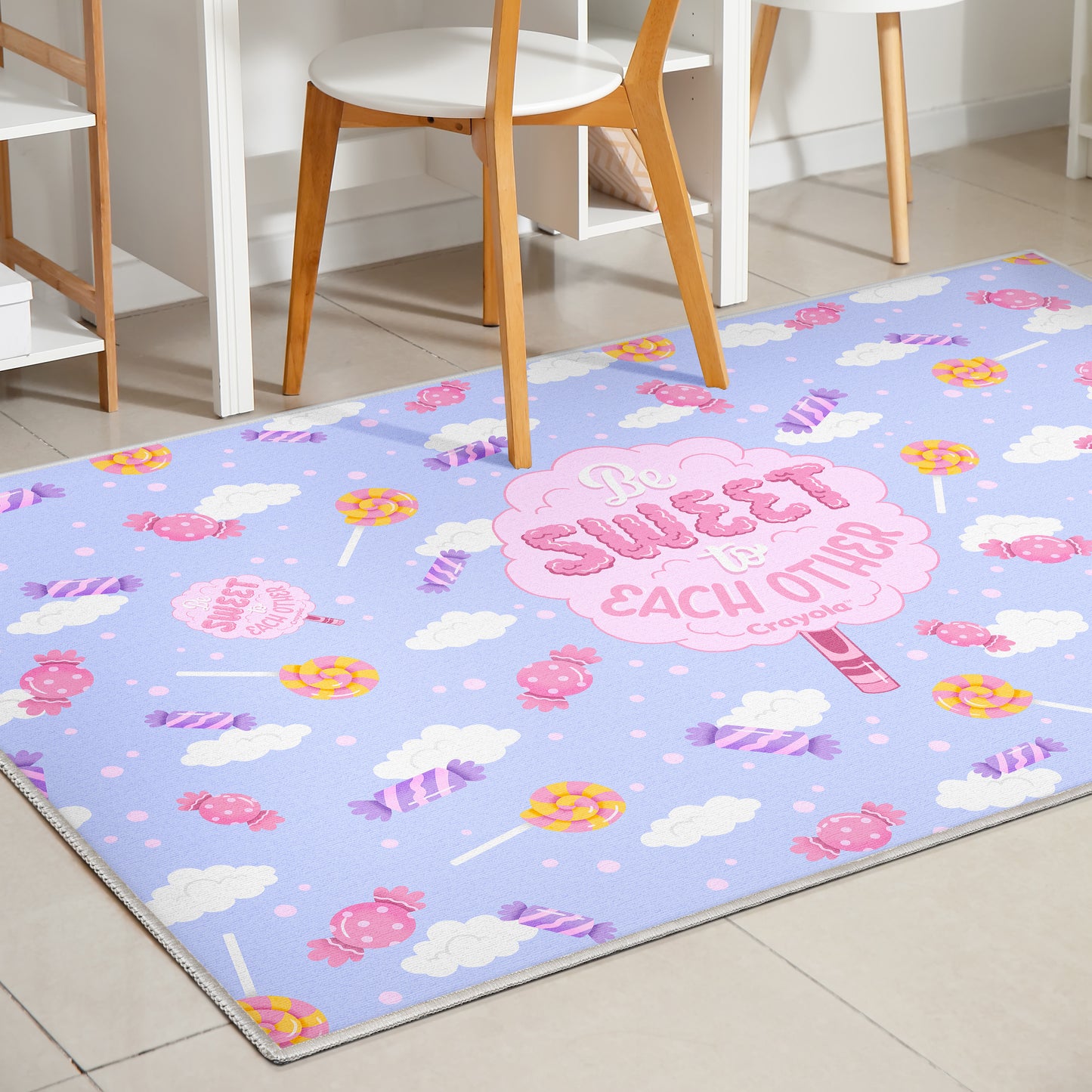 Crayola Be Sweet Lilac Rug CRA-04A