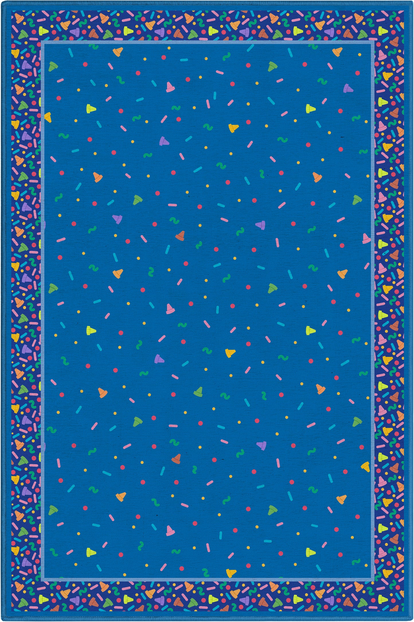 Crayola Confetti Blue Rug CRA-06A