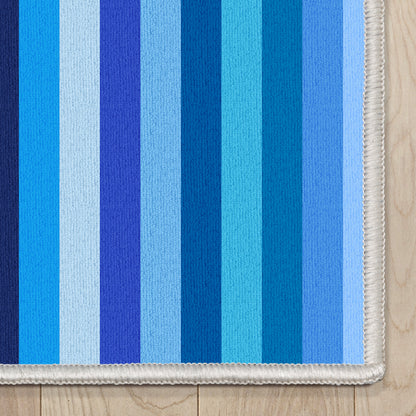 Crayola Stripe Blue Rug CRA-07A