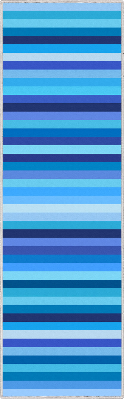 Crayola Stripe Blue Rug CRA-07A