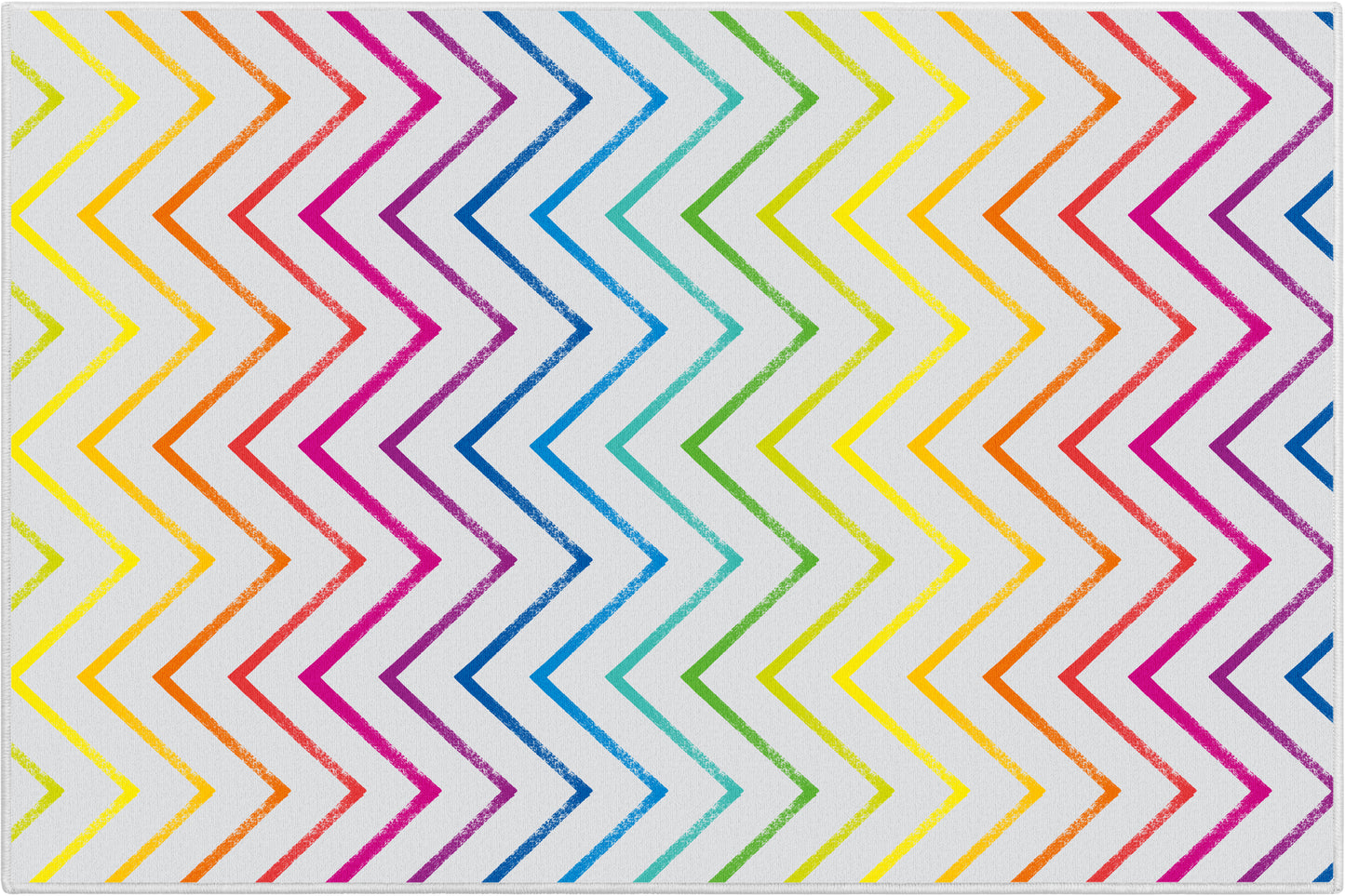 Crayola Zig Zag Multicolor Rug CRA-08A