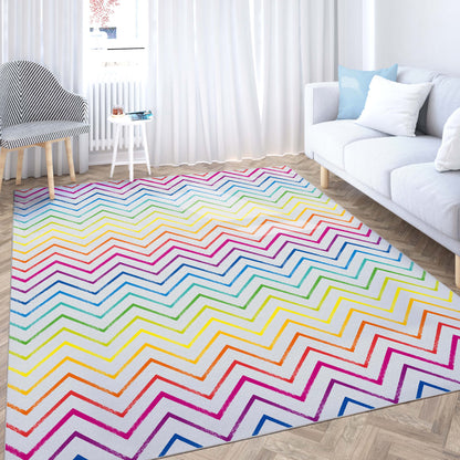 Crayola Zig Zag Multicolor Rug CRA-08A