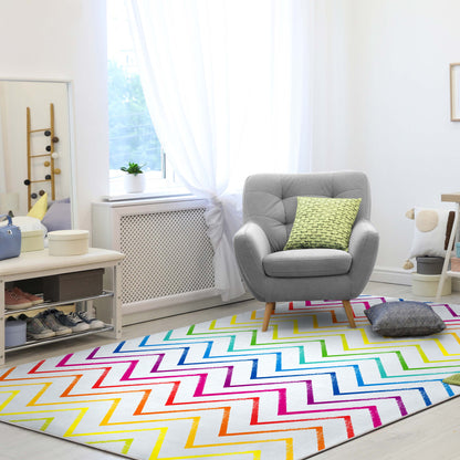 Crayola Zig Zag Multicolor Rug CRA-08A