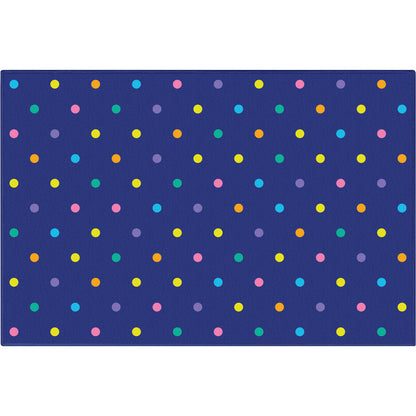 Crayola Polka Dot Blue Rug CRA-11A