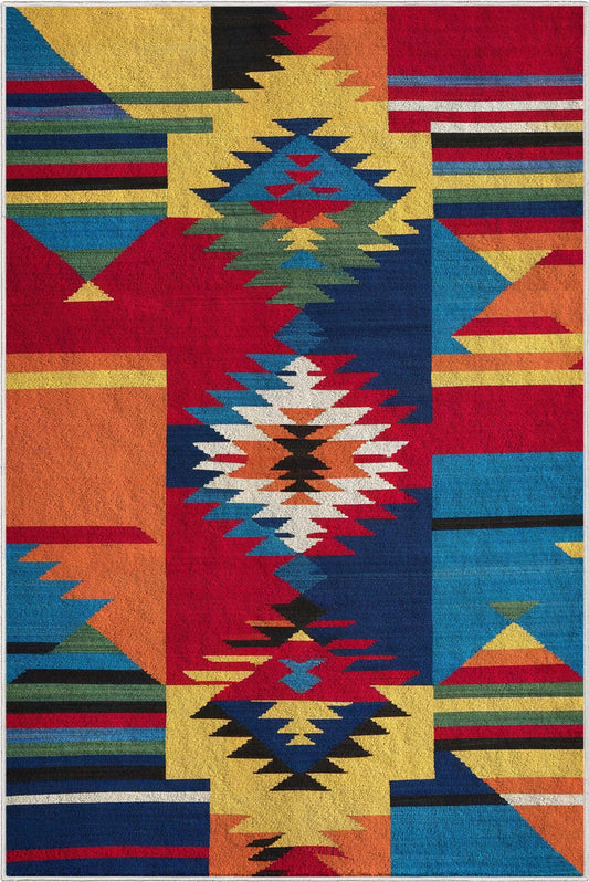 Crayola Sage & Sunsets Multicolor Rug CRA-53