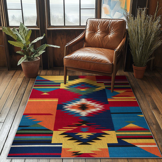 Crayola Sage & Sunsets Multicolor Rug CRA-53