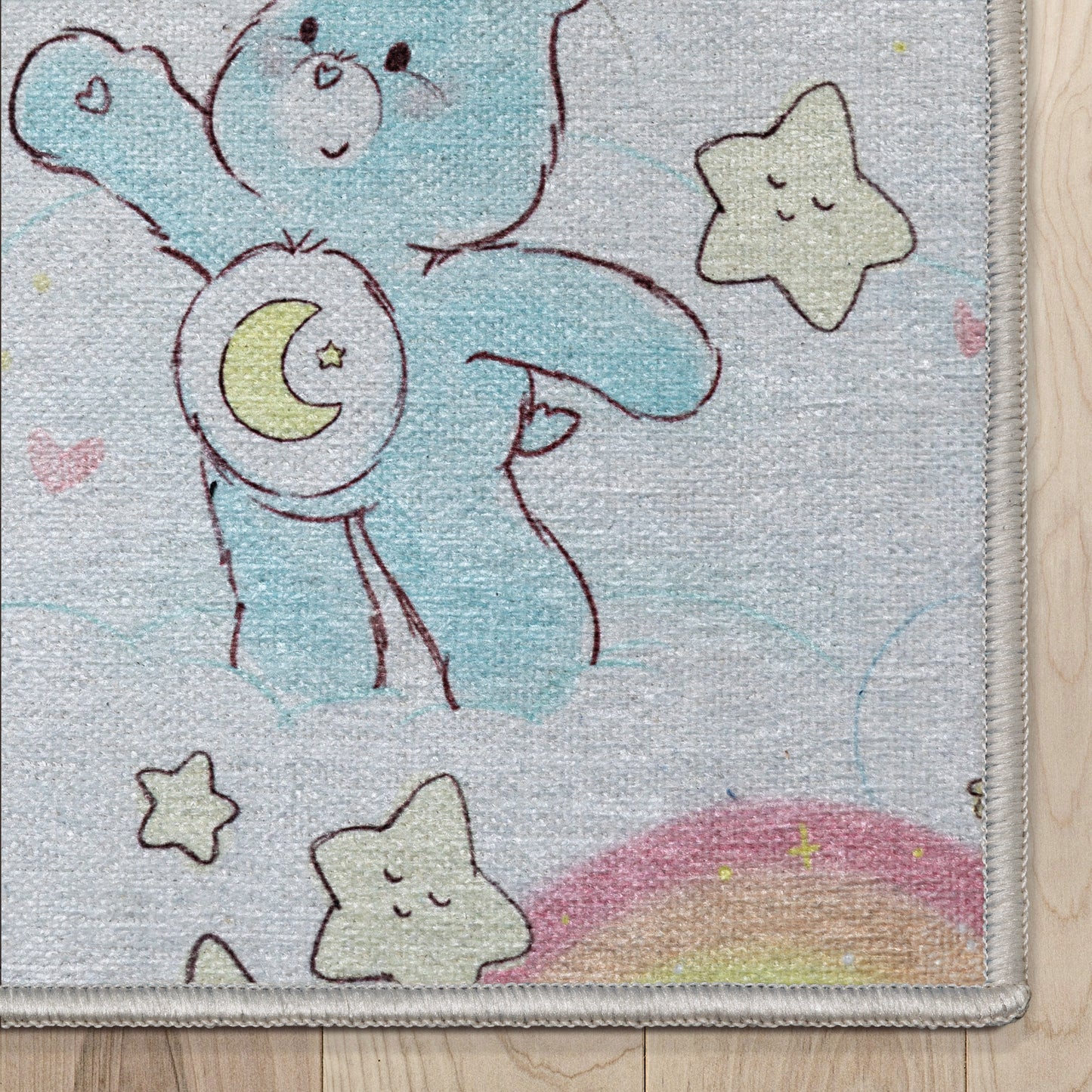 Care Bears Rainbows In The Sky Multi Rug CRB-03A