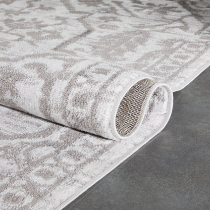 Disa Vintage Medallion Cream Soft Rug DZ-02